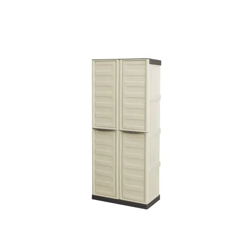 Beperkte Voorraad Art Plast armadio alto tuttopiani con due ante in polipropilene cm70x39x165 per esterno