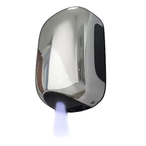 Asciugamani a cellula Smart Jet elettrico funzionamento automatico 900 W cm 15,6x10x23,8h colore cromo Koop Vandaag