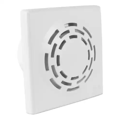 Aspiratore elettrico a muro Lux765 PONENTE Ø 12 cm portata 140 mc/h 15 W in materiale termoplastico antipolvere Hoge Kwaliteit