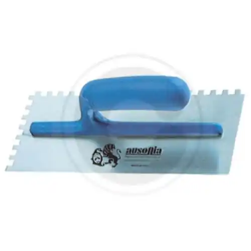 Hoge Kwaliteit Ausonia frattone di acciaio dentato mm 120x280 frattazzo per edilizia