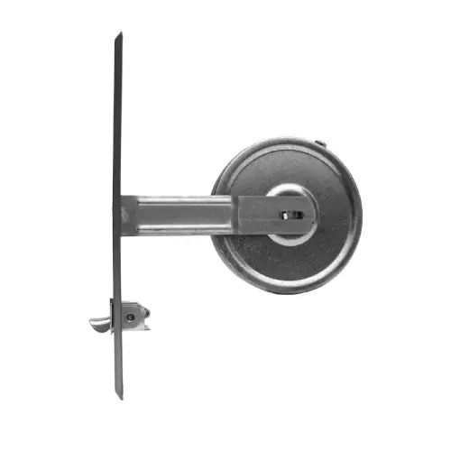 Avvolgitore interasse 165 mm per cintino da 6 mt placca in acciaio inox a bocca semplice per tapparelle persiane Snelle Levering
