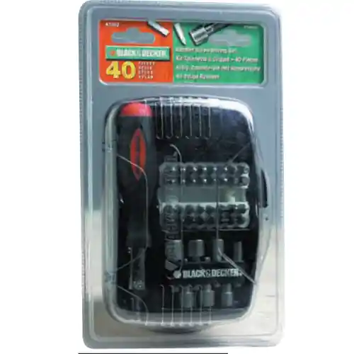 B&D art A7062XJ set 40 inserti punte trapano per avvitare forare cricchetto Speciale Aanbieding