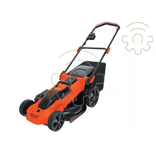 B&D CLMA4820L2 rasaerba tosaerba tagliaerba elettrico batteria litio 36V incluse 2 batterie telaio in termoplastica per superfici fino a 300mq cesto 50 l Goedkoop