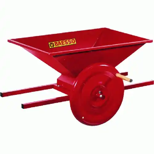 Actieprijs Baesso art.119 pigiatrice manuale per uva e pomodori tramoggia 95x60 con rullo 22 cm produzione 700/800 kg/h