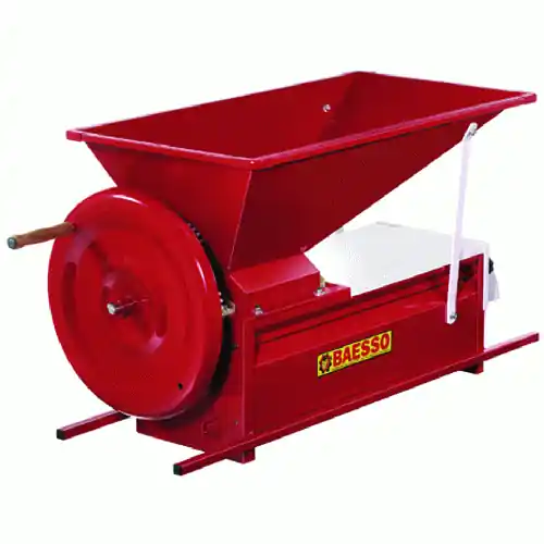 Baesso pigiadiraspatrice Art.190 manuale con scivolo per schiacciare lavorare uva vino Goedkoop