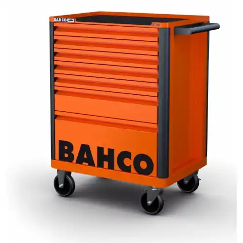 Veilige Betaling Bahco 1472K7 banco lavoro arancio da officina cassettiera mobile carrello porta utensili con ruote 7 cassetti e chiavi con ripiano antiscivolo per meccanica professionale