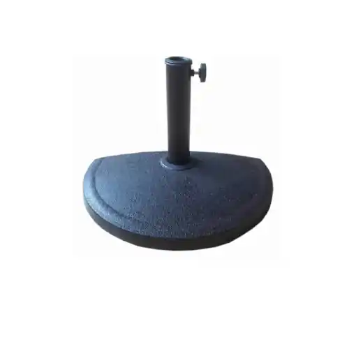 Direct Beschikbaar Base per ombrellone a parete da giardino esterno 48 cm in poliresina per pali Ø 36 a 48 mm