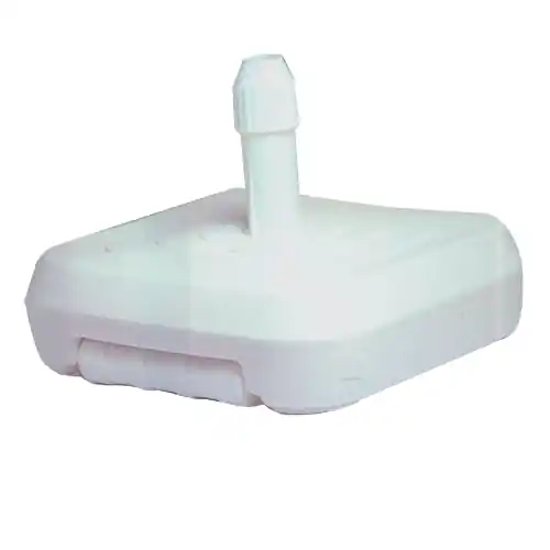 Betaalbaar Base per ombrellone da giardino con ruote in pvc riempibile con sabbia o acqua per pali tra 30 e 54 mm