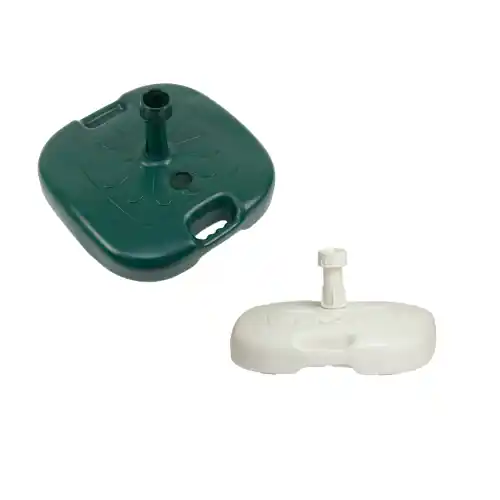 Nieuw Base per ombrellone da giardino in pvc riempibile con sabbia o acqua per pali da 22 mm a 35 mm con maniglie