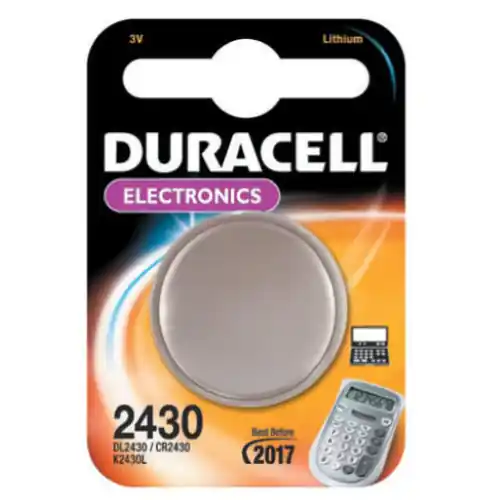 batteria a bottone Duracell pila CR2430 specialistica 24,5x3 mm Rechtstreeks Van De Fabrikant