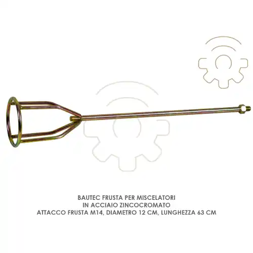 Bautec frusta per miscelatore attacco M14 ø 12 cm lunghezza 63 cm Laatste Kans