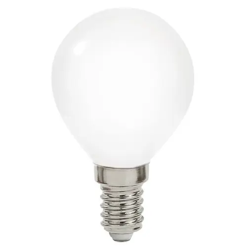 Beghelli lampada lampadina sfera a led 2,5W E14 luce fredda vetro opaco Meest Verkocht