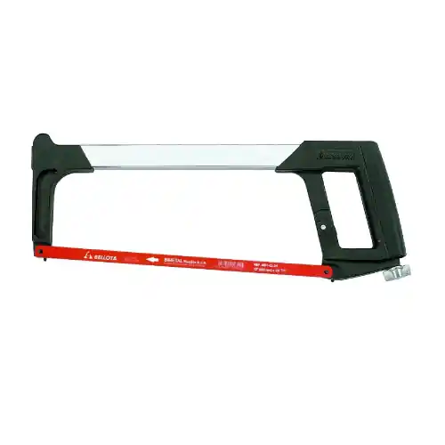 Lage Kosten Bellota seghetto ad arco per lame a metallo con possibilità di montare la lama a 55° per sbavature e manico in alluminio