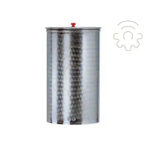 Belvivere botte 800 lt fusto in acciaio inox con tappo serbatoio per vino olio birra acqua contenitore alimenti made in Italy Beste Prijs