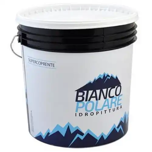 Bianco Polare idropittura lavabile traspirante profumata bianca 14 lt supercoprente pittura per interni Snelle Levering