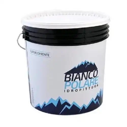 Direct Beschikbaar Bianco Polare idropittura lavabile traspirante profumata bianca 4 lt supercoprente pittura per interni