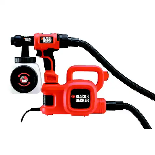 Laatste Kans Black & Decker pistola a spruzzo B&D HVLP400 450W per verniciatura vernice pittura serbatoio 1,2 Lt