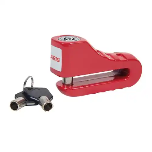 Blocca disco per moto con due chiavi Ø 10 mm chiusura automatica con custodia adatto a moto e scooter Nu Kopen