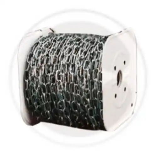 Aanbieding bobina rotolo 10 mtl catena genovese acciaio zincato n 32 Ø 12 mm fune