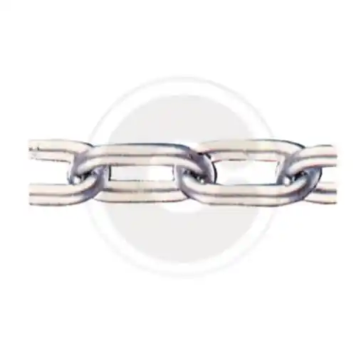 Rechtstreeks Van De Fabrikant bobina rotolo 100 mtl catena genovese acciaio zincato n 16 Ø 2,8 mm fune