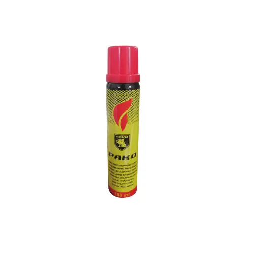Bomboletta ricarica gas 100 ml corpo in lamiera valvola in PVC bombola con 5 adattatori Bestseller