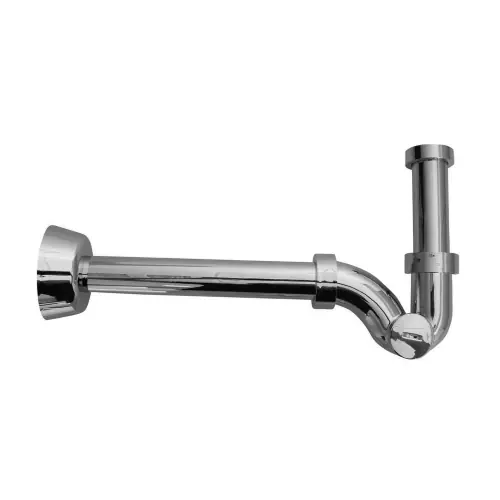 Bonomini sifone ad S Royal in abs cromato senza piletta 1" Ø26x250mm con dadi in ottone sifone ispezionabile per lavabo e bidet Seizoensaanbieding