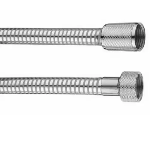 Shop Nu Bossini Flessibile Bi-flex/2 grigio cromo attacchi 1/2” x 1/2” FF conico 150 cm ricambio per doccia soffioni saliscendi