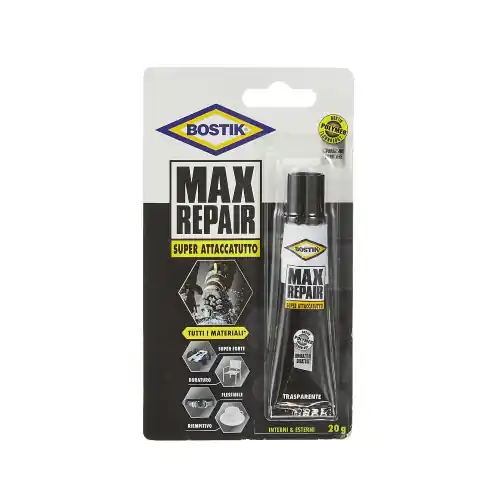 Beste Prijs Bostik 20 gr colla Max Repair silicone adesivo trasparente senza solventi