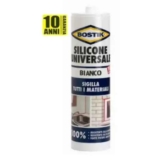 Dagaanbieding Bostik 280 ml cartuccia silicone universale bianco colla sigillante antimuffa
