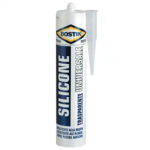 Bostik 280 ml cartuccia silicone universale colla sigillante trasparente Direct Beschikbaar