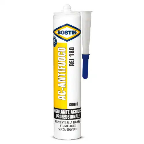 Betrouwbaar Bostik 300 ml silicone acrilico antifuoco REI 180 grigio alte temperature
