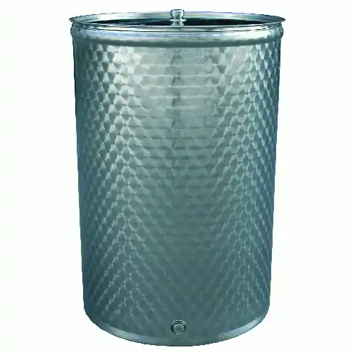 Direct Beschikbaar botte per alimenti vino olio in acciaio inox 18/10 sansone litri 1000 fusto