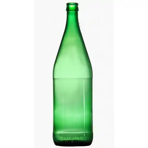 Bottiglia in vetro Vichy 1000 ml colore verde per acqua e vino imboccatura tappo a corona Gratis Retour