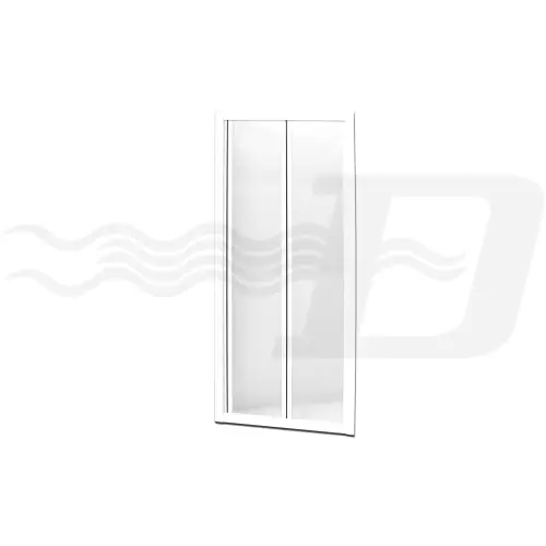 box cabina doccia 2 ante serie York mod 100MB1S cm 82-87 185h bianco Koop Online