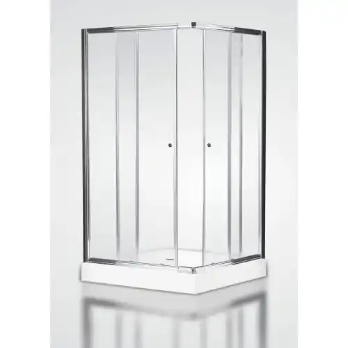 Goedkoop box cabina doccia 80x100 cm in cristallo 6 mm trasparente cabine bagno