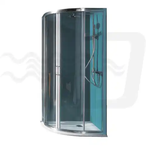 box cabina doccia circolare 4 ante cristallo America Up cm 71,5-75,5 185h Goedkoop