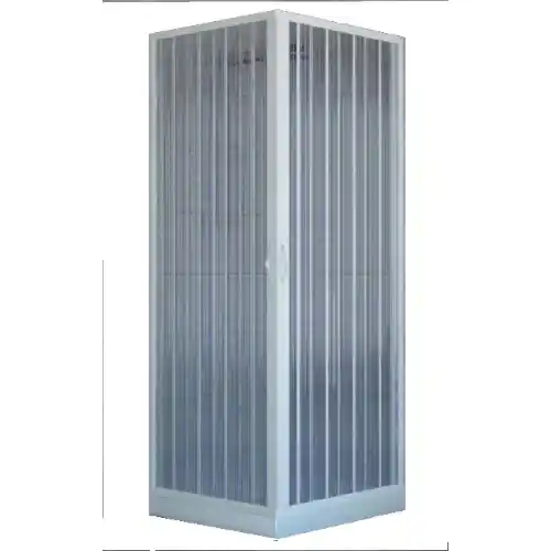 Box cabina doccia due porte in pvc bianco chiusura 90° cm 90 x 90 h 190 175 Superprijs