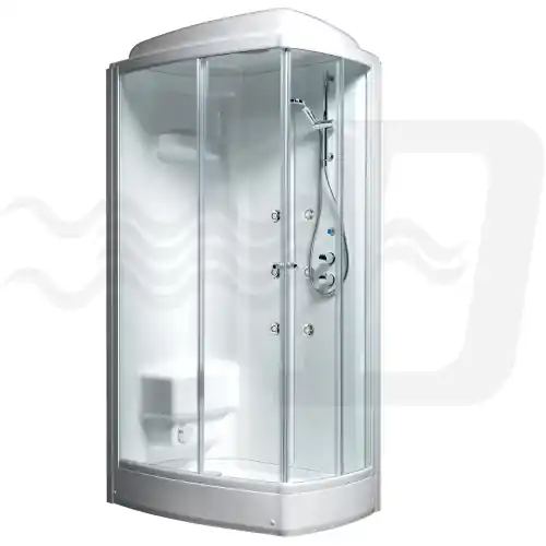 box cabina doccia rettangolare Harz sx idromassaggio cm 90x70x228h Shop Nu