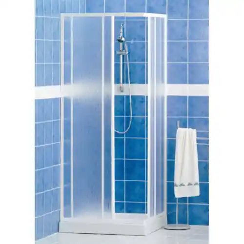 box doccia ad estensione cabina bianca standard E01 cm 68-78 cabine bagno Bestel Nu