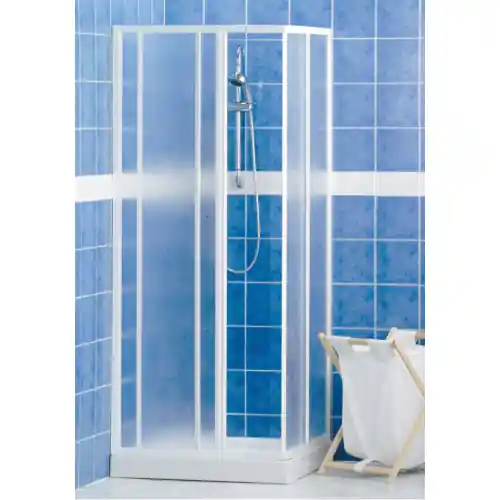 box doccia regolabile cabina bianca lusso S01M cm 68-80 cabine bagno Tijdelijk Beschikbaar