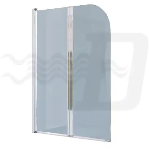 box doccia vasca pieghevole 2 ante cristallo New Cee cm 120-122 Direct Beschikbaar