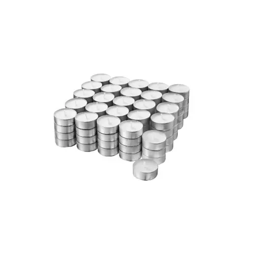 Candele Tea light 25 pz lumelle lumini Ø 38x15 mm bianco lumella candela lumino Lage Prijs