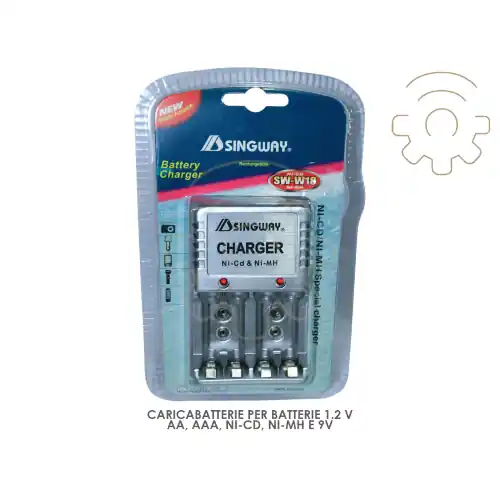 Caricabatterie pila pile batteria batterie ricaricabili AA AAA NI-CD NI-MH 9V Beperkt Aanbod