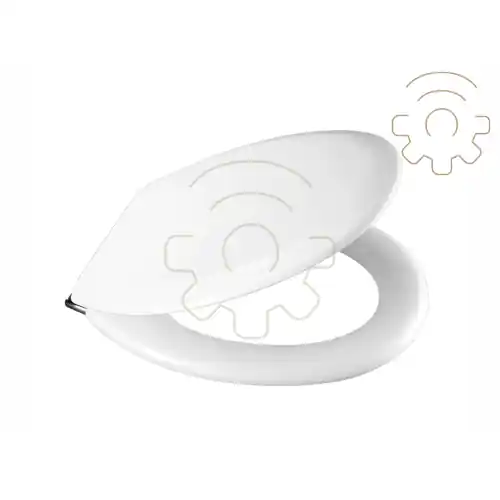 Populair Carrara&Matta sedile wc coprivaso Lei bianco 900 per Globo serie Lei copriwater vaso water
