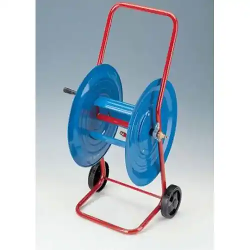 carrello avvolgitubo in lamiera per 100 mt di tubo irrigazione giardinaggio Superprijs