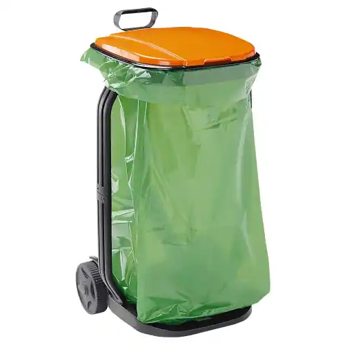 Nieuw Carrello raccoglitore Gf Sack Trolley 40x40x80 cm capacità 100 lt completo di ruote e coperchio
