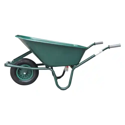 Carriola con vasca ‘Ranch‘ in PVC da 100 litri con ruota pneumatica 400x100 e cuscinetti a rullo Lage Prijs