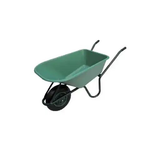 Carriola da giardino garden hand 100 lt con vasca in polipropilene e struttura in acciaio verniciato Exclusieve Aanbieding