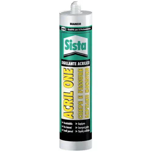 Speciale Aanbieding cartuccia silicone sigillante acril one acrilico bianco ml 300 per crepe fessure