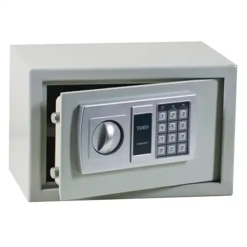 Cassaforte elettronica Toro ad incasso a muro cm 32x20x22h elettrica sportello 6 mm Bestseller